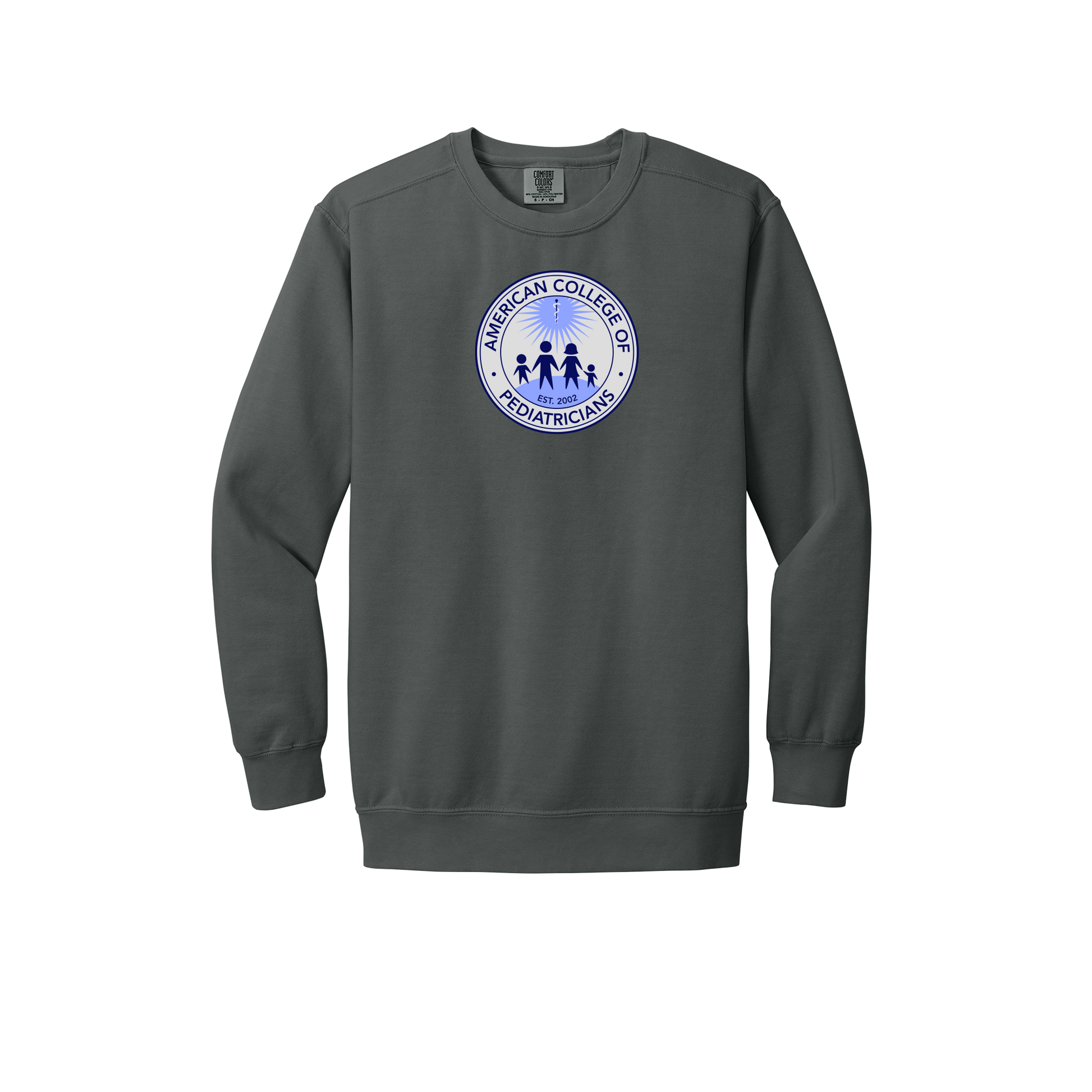 acpeds-premium-clinic-comfort-crewneck-dtf-front-1566-pepper-flat-front