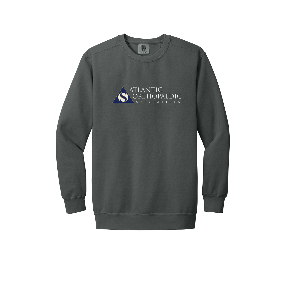 atlanticortho-premium-clinic-comfort-crewneck-dtf-front-1566-pepper-flat-front