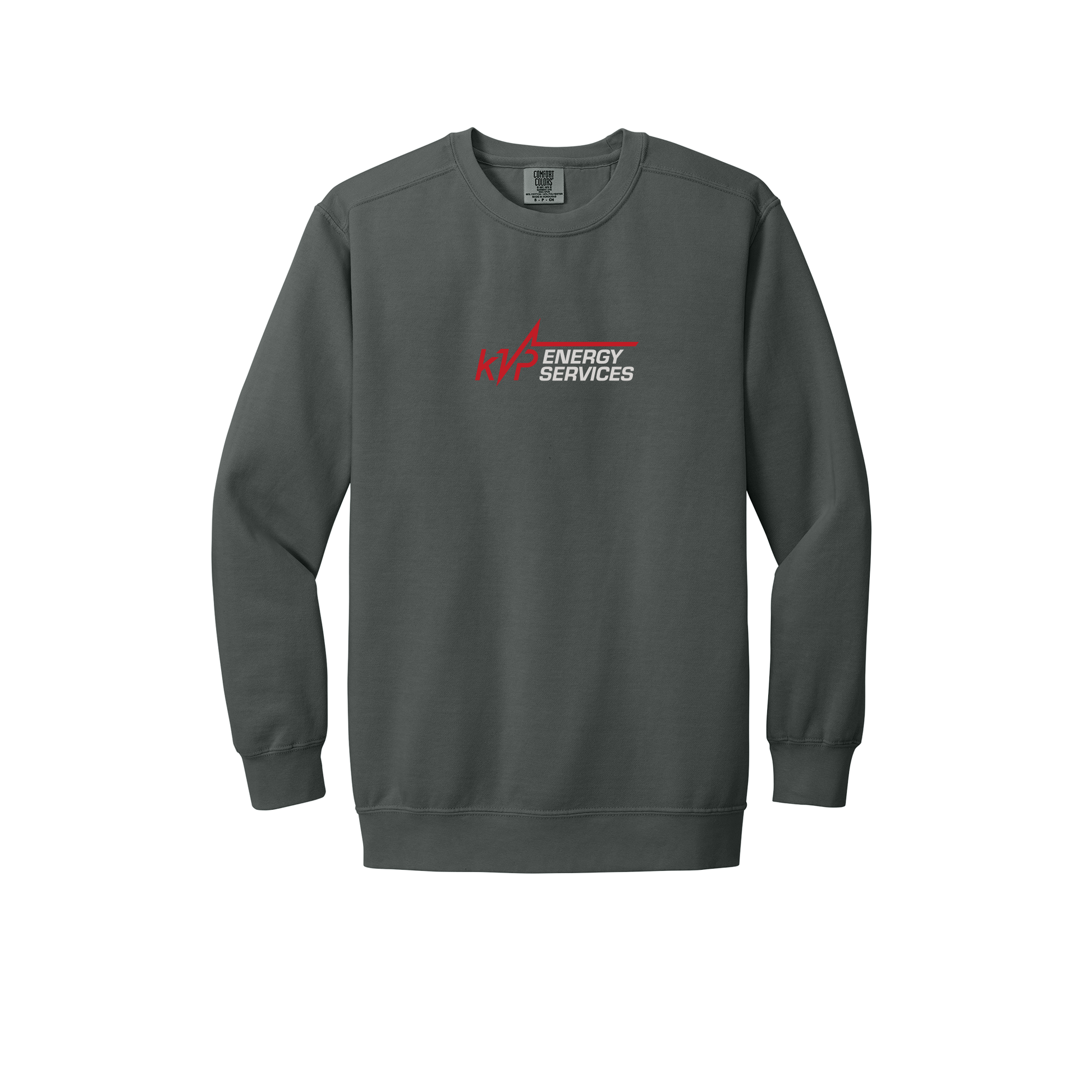 kvpenergy-premium-comfort-crewneck-dtf-front-1566-pepper-flat-front