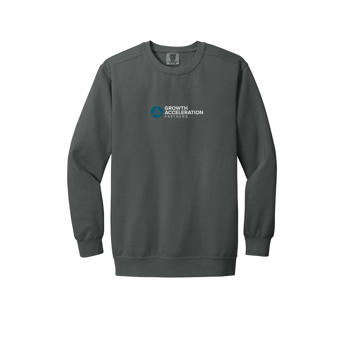 growthaccelerationpartners-premium-comfort-crewneck-dtf-front-1566-pepper-flat-front