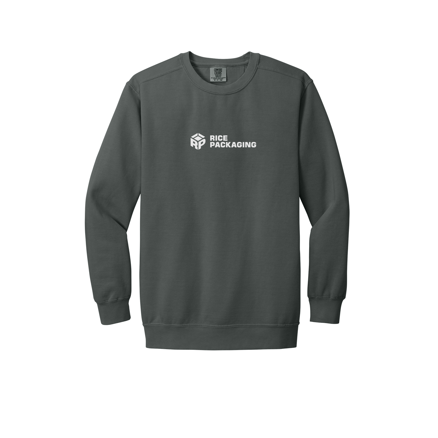 ricepackaging-premium-comfort-crewneck-dtf-front-1566-pepper-flat-front