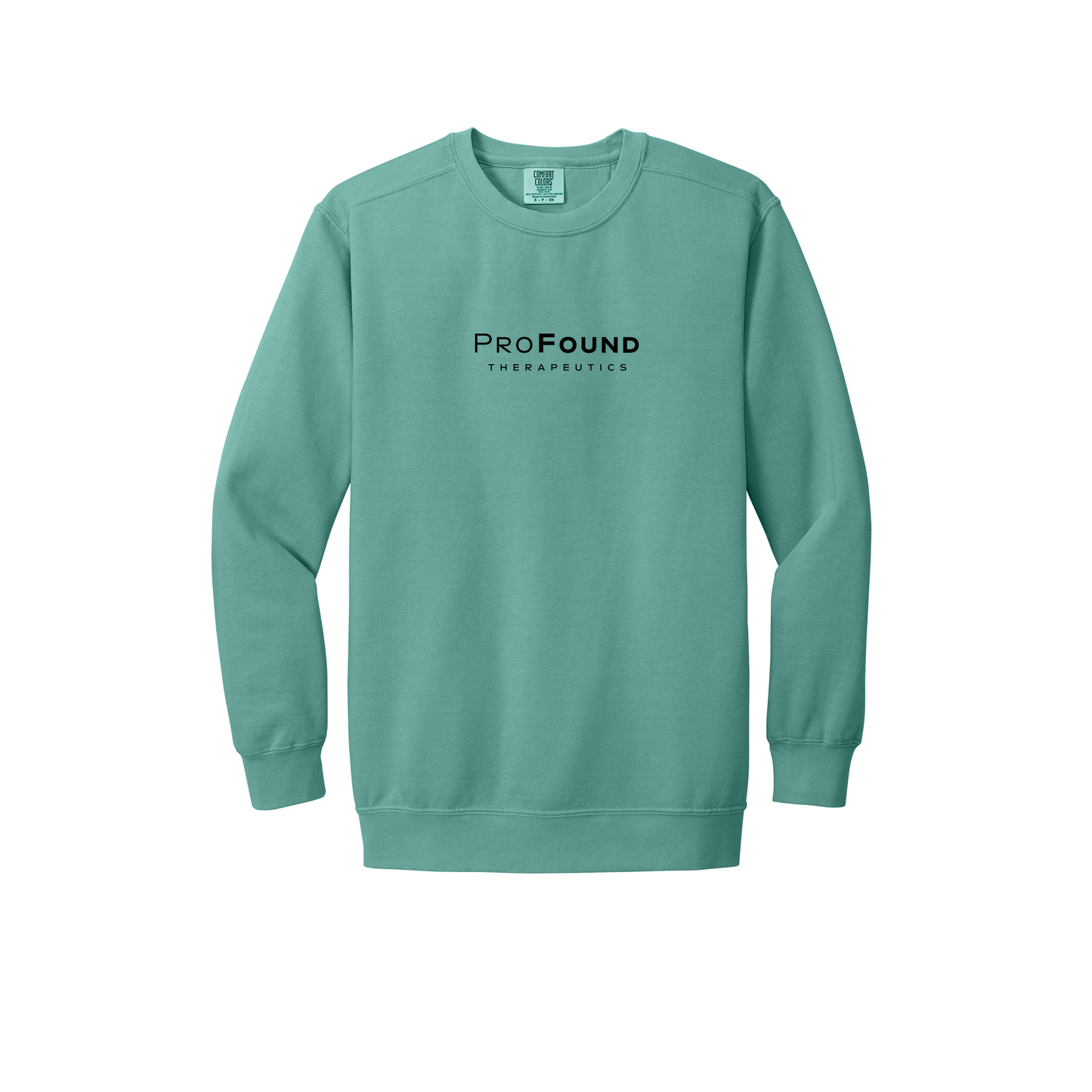 profoundtx-premium-comfort-crewneck-dtf-front-1566-seafoam-flat-front
