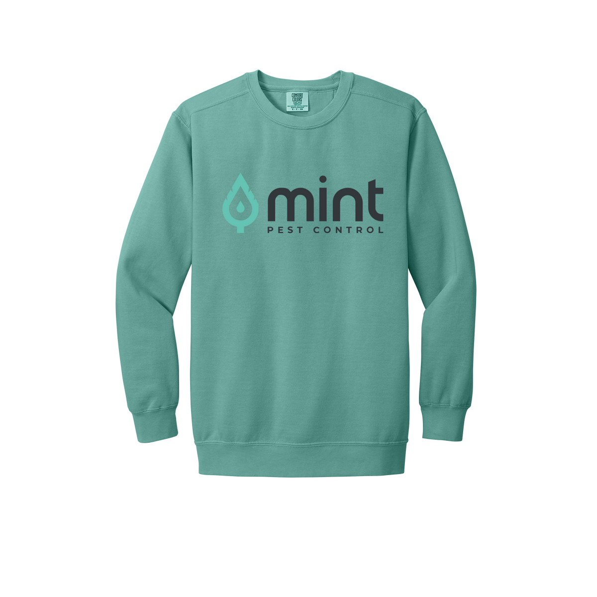 mintpest-premium-comfort-crewneck-dtf-front-1566-seafoam-flat-front