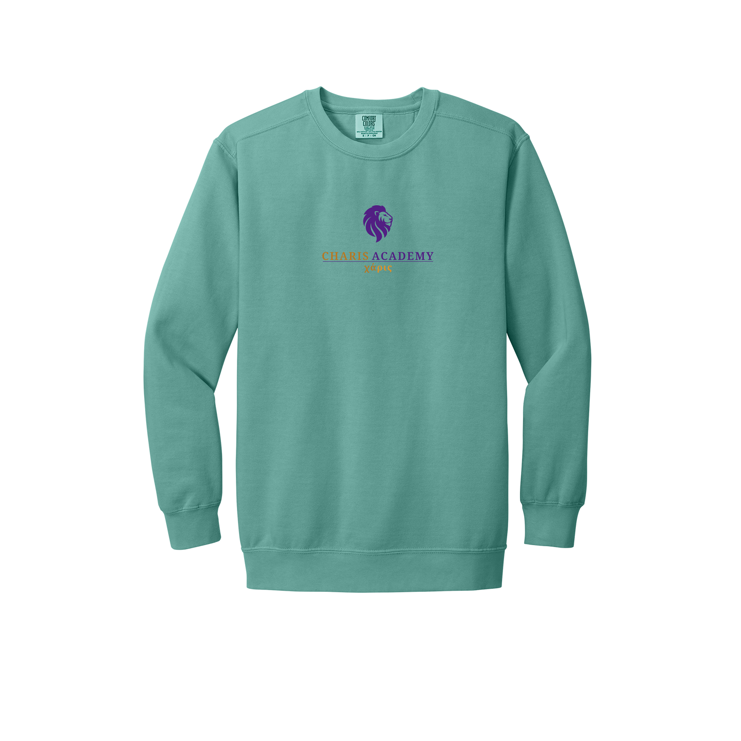 cahazleton-premium-comfort-crewneck-dtf-front-1566-seafoam-flat-front