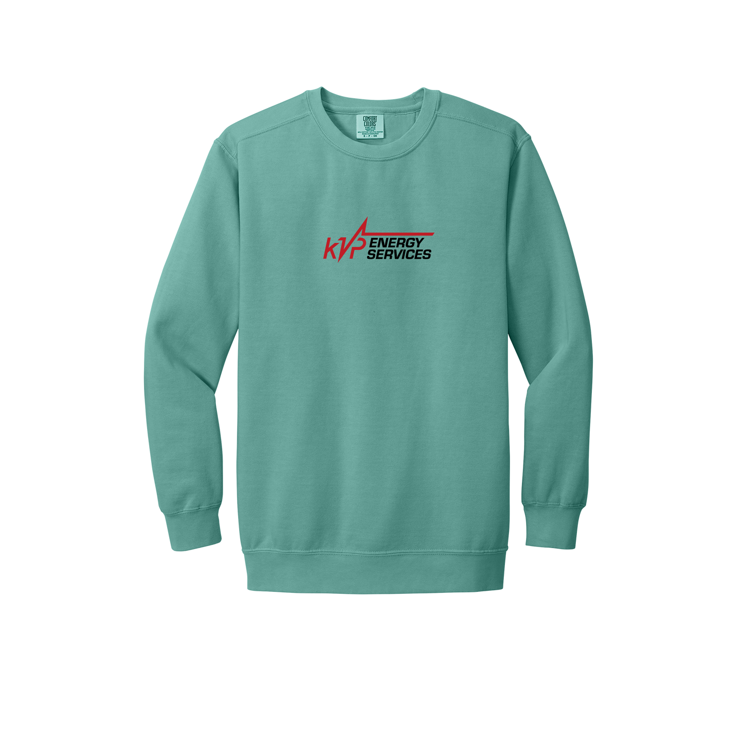 kvpenergy-premium-comfort-crewneck-dtf-front-1566-seafoam-flat-front