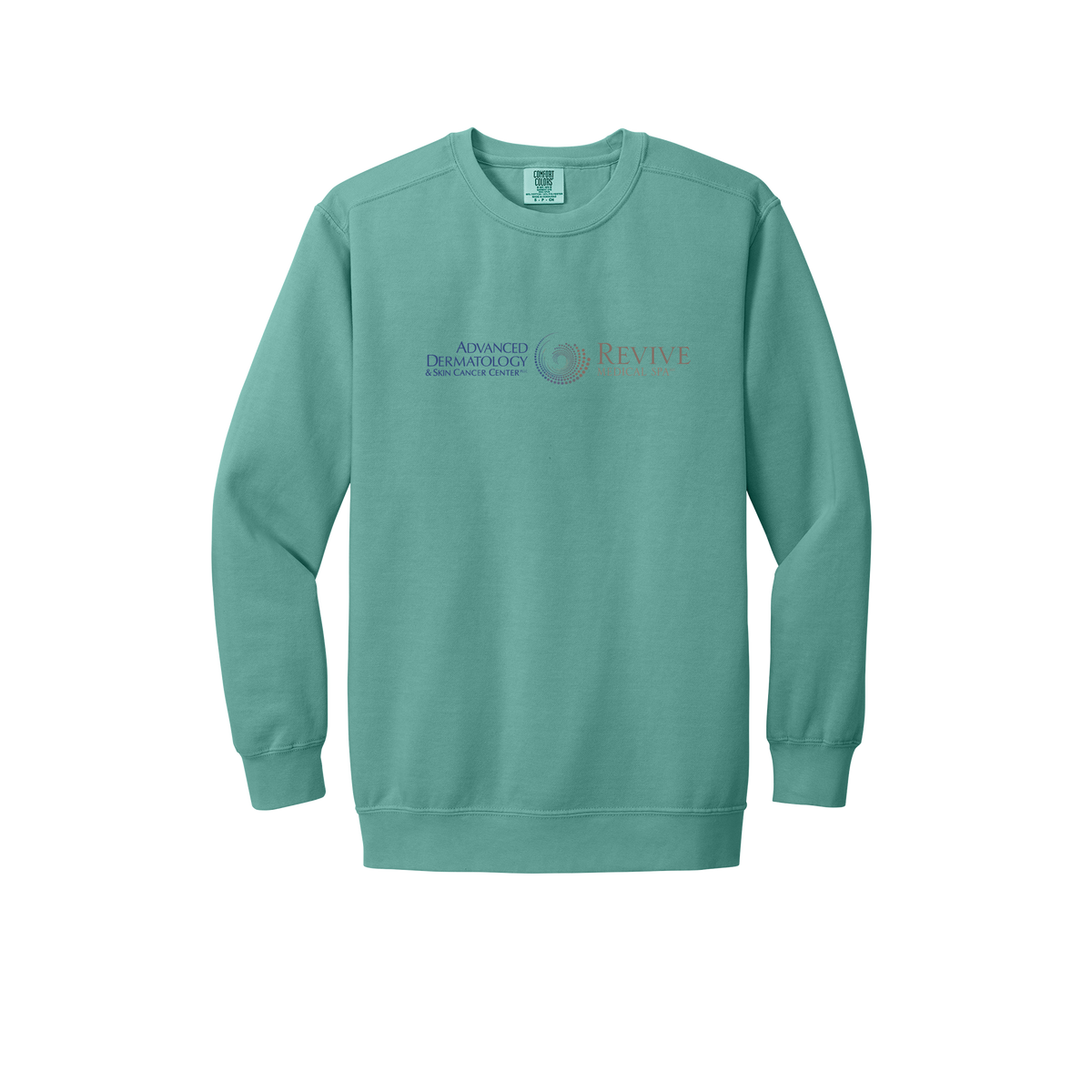 advancedskinmd-premium-clinic-comfort-crewneck-dtf-front-1566-seafoam-flat-front