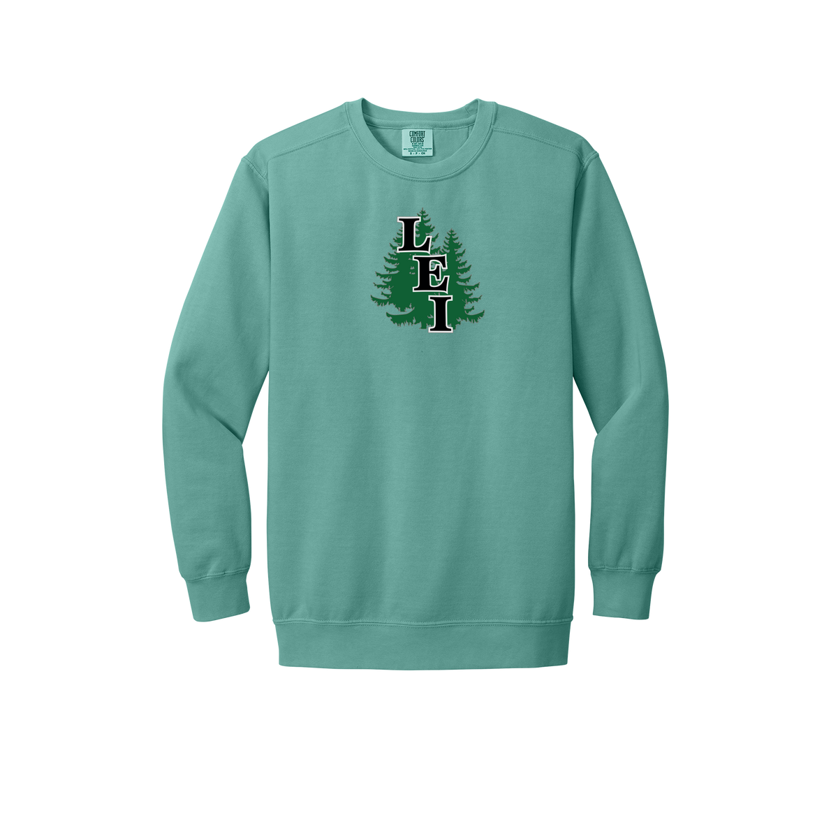 leisite-premium-comfort-crewneck-dtf-front-1566-seafoam-flat-front