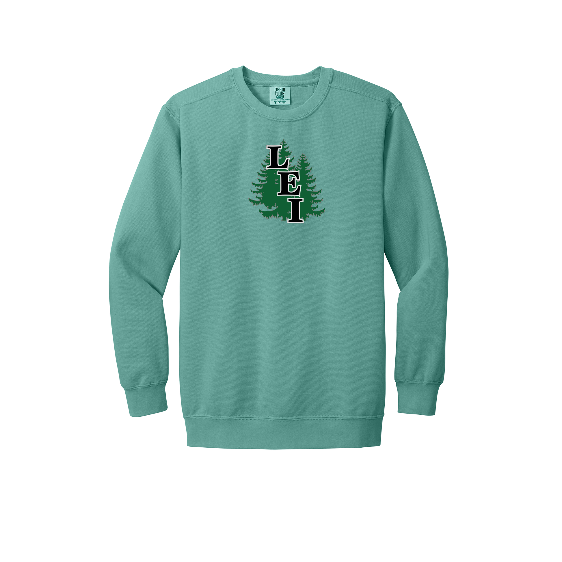 leisite-premium-comfort-crewneck-dtf-front-1566-seafoam-flat-front