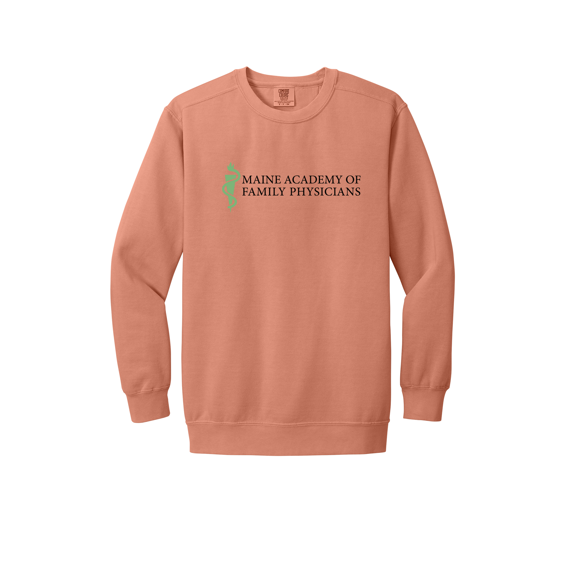 maineafp-premium-clinic-comfort-crewneck-dtf-front-1566-terracotta-flat-front
