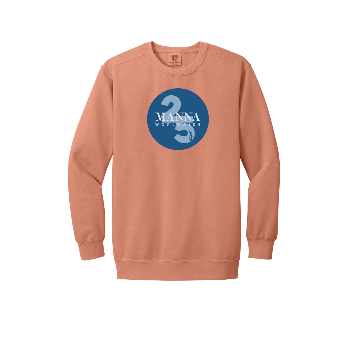 mannaworldwide-premium-comfort-crewneck-dtf-front-1566-terracotta-flat-front