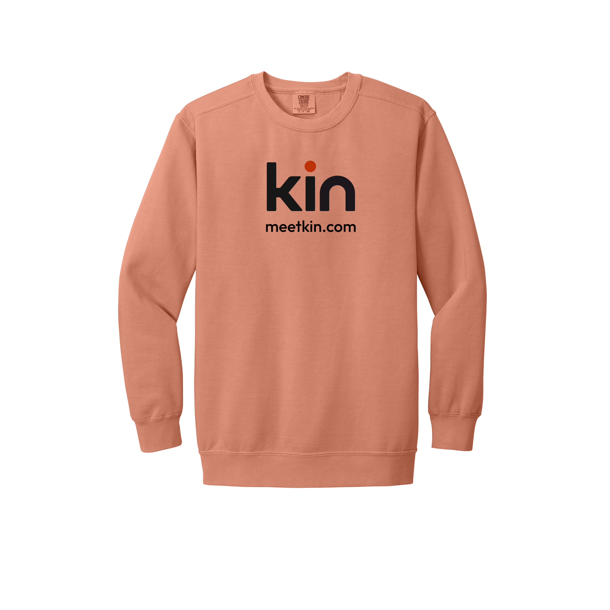 kin-premium-comfort-crewneck-dtf-front-1566-terracotta-flat-front