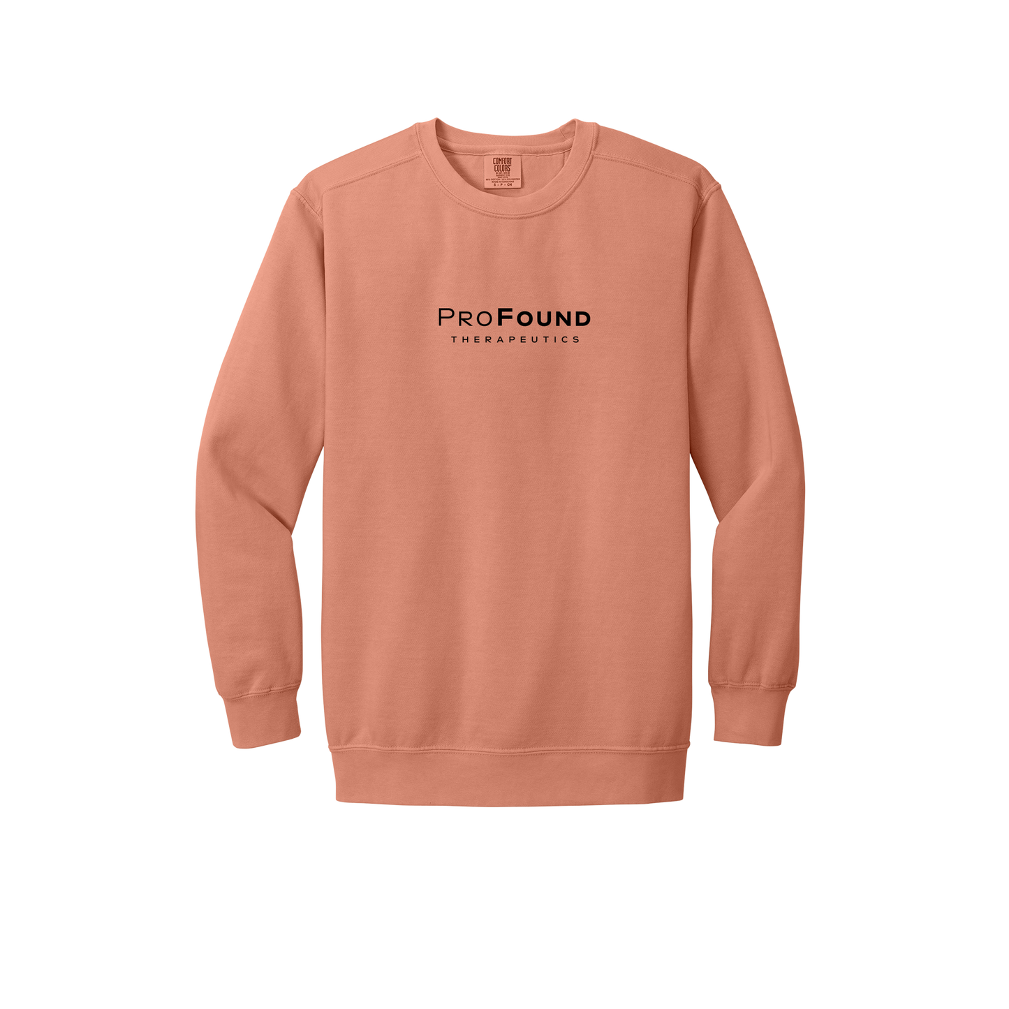 profoundtx-premium-comfort-crewneck-dtf-front-1566-terracotta-flat-front