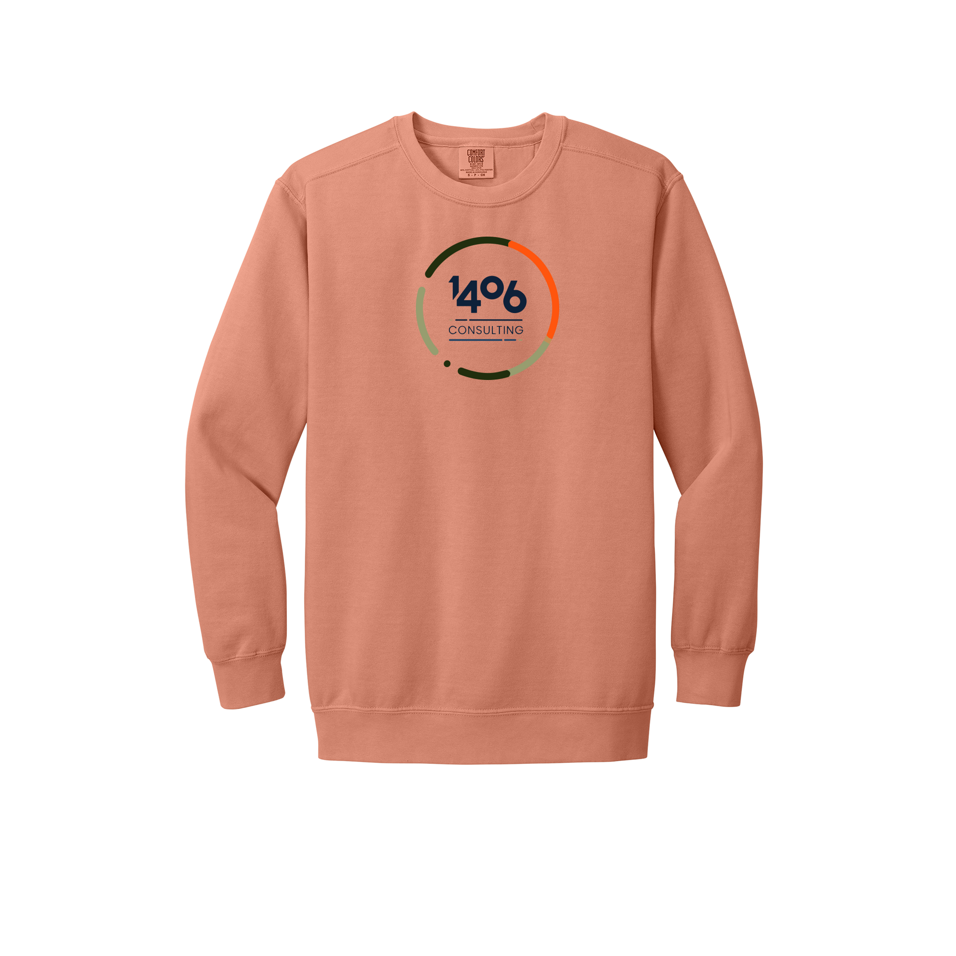 1406consulting-premium-comfort-crewneck-dtf-front-1566-terracotta-flat-front