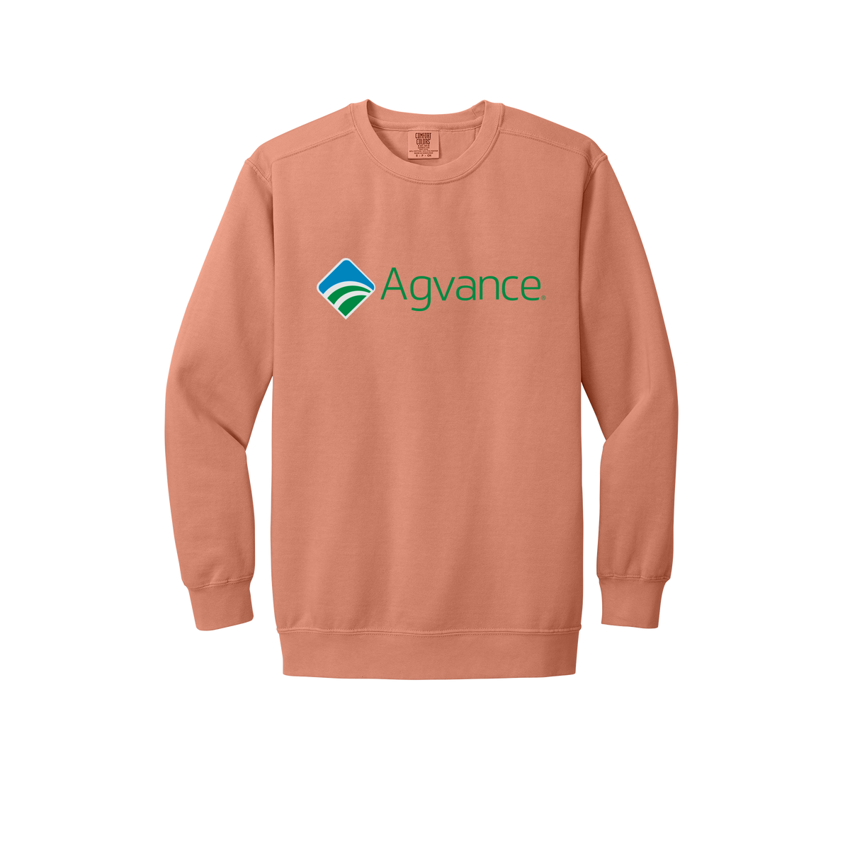 agvance-premium-comfort-crewneck-dtf-front-1566-terracotta-flat-front