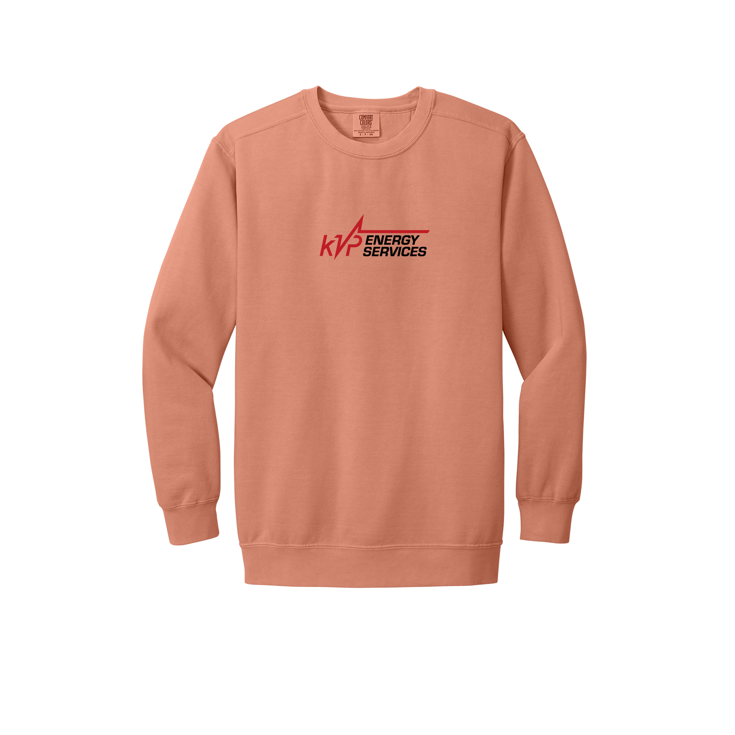kvpenergy-premium-comfort-crewneck-dtf-front-1566-terracotta-flat-front