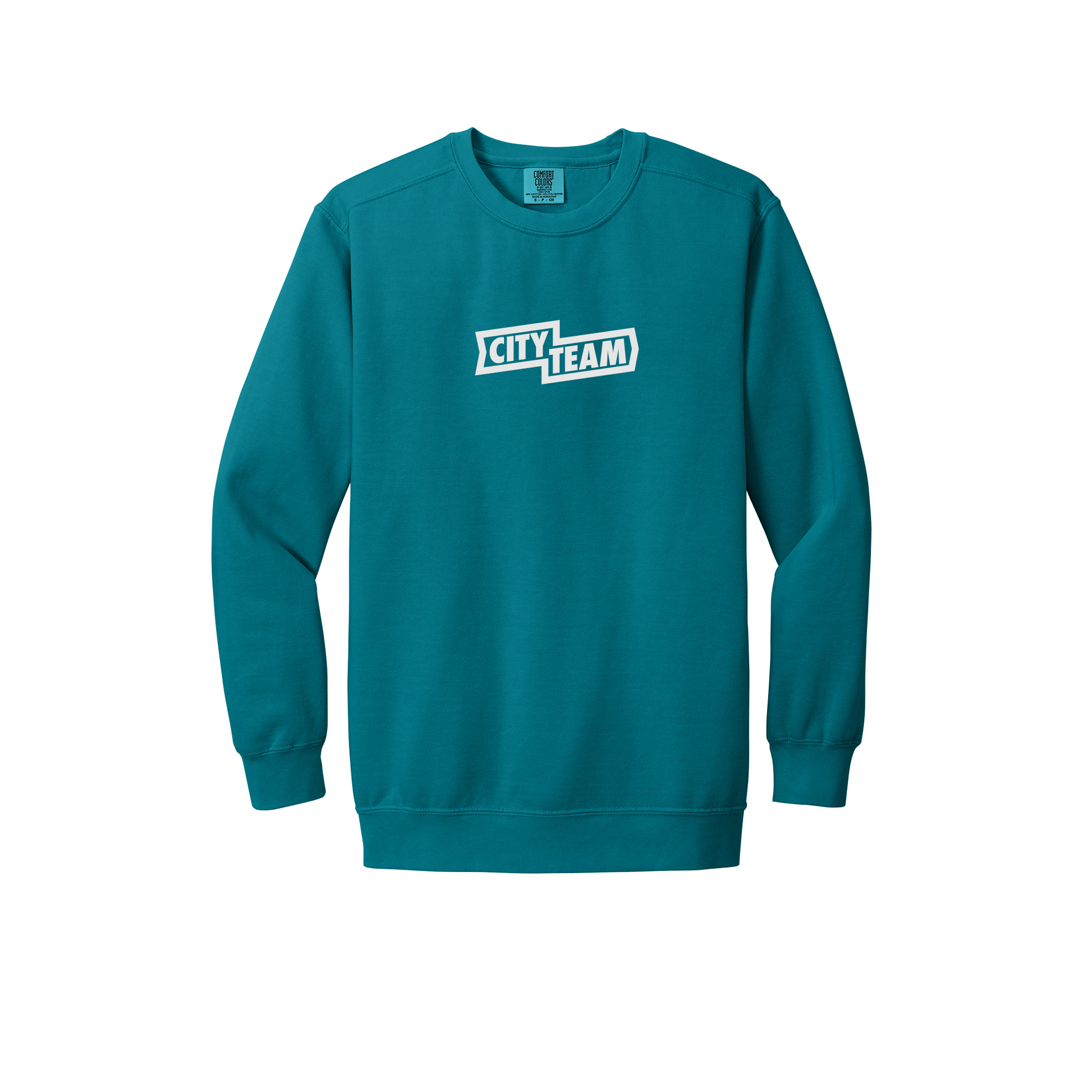 cityteam-premium-comfort-crewneck-dtf-front-1566-topazblue-flat-front