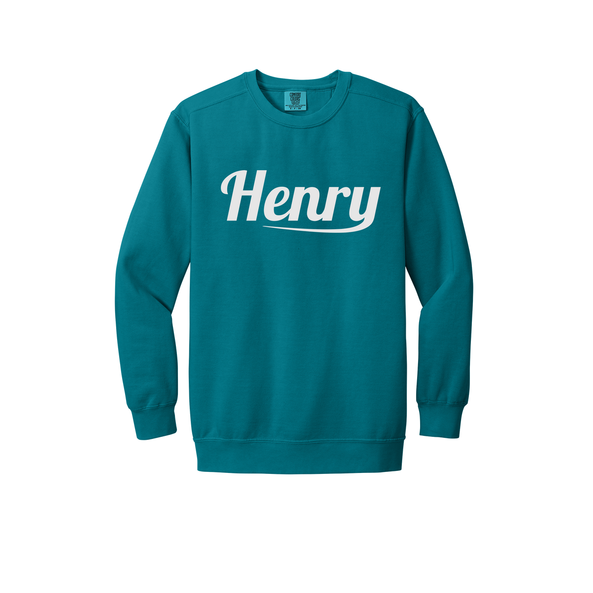 henrymeds-premium-comfort-crewneck-dtf-front-1566-topazblue-flat-front