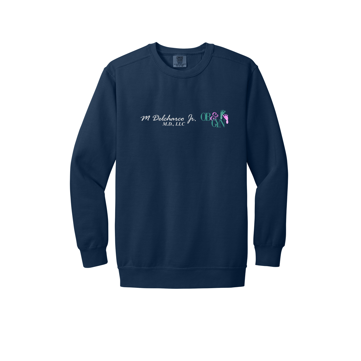 delcharco-premium-clinic-comfort-crewneck-dtf-front-1566-truenavy-flat-front