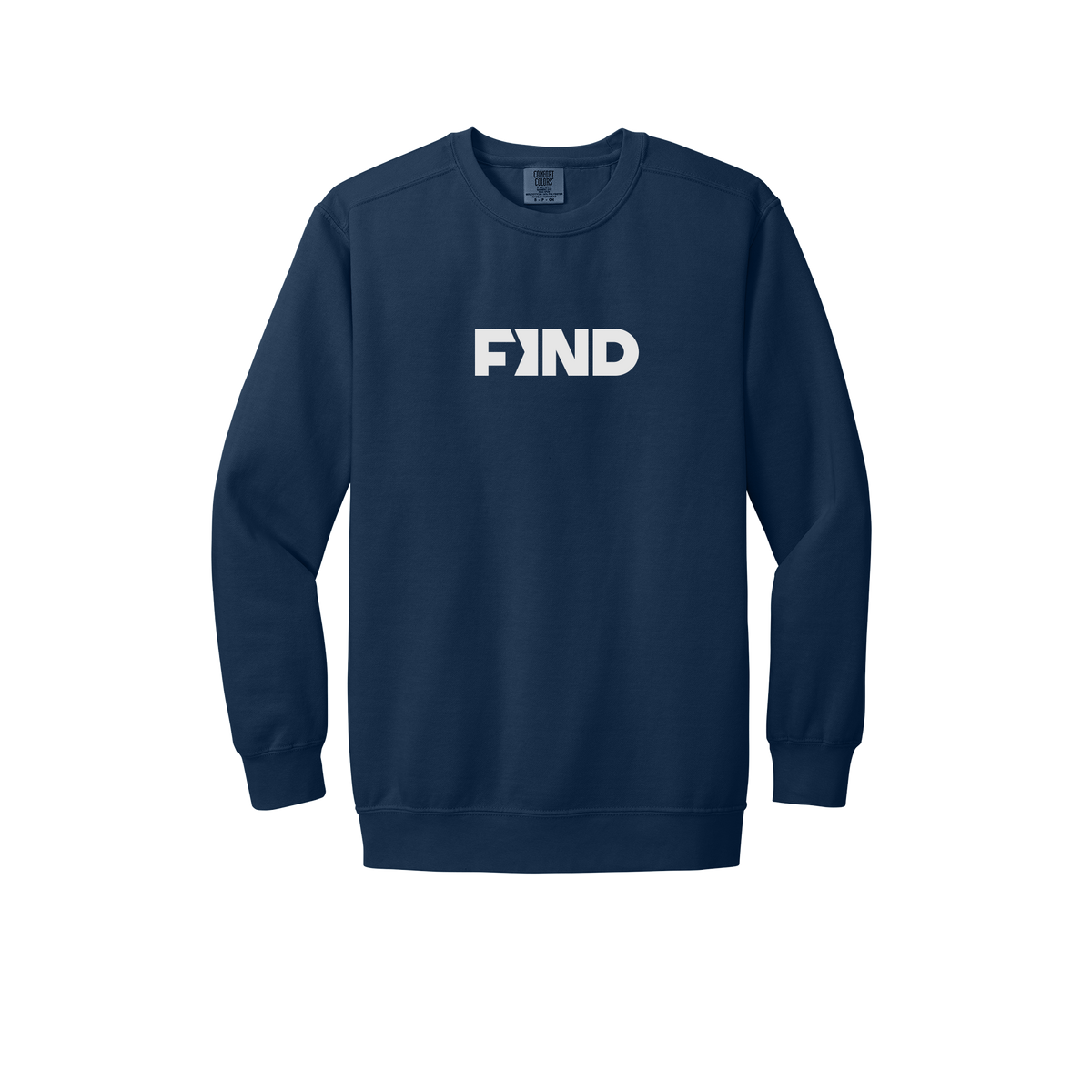 findrealestate-premium-comfort-crewneck-dtf-front-1566-truenavy-flat-front