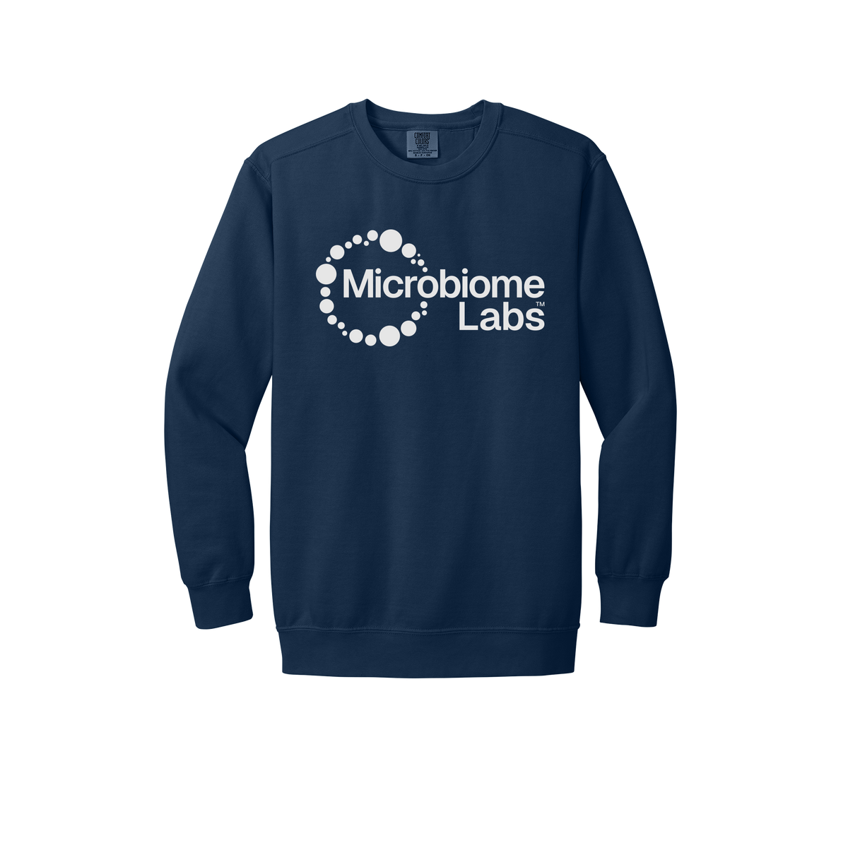 microbiomelabs-premium-comfort-crewneck-dtf-front-1566-truenavy-flat-front