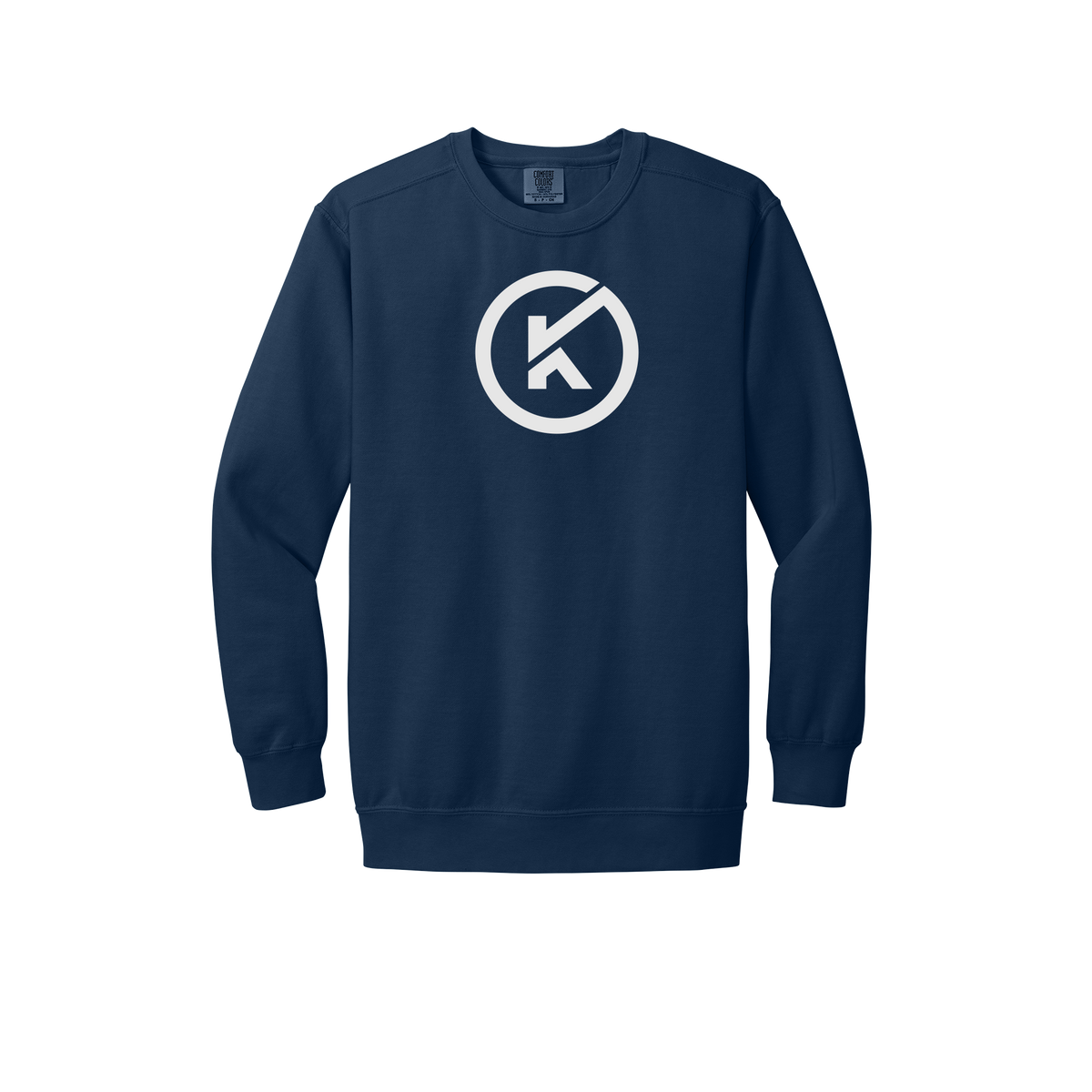 kitmanlabs-premium-comfort-crewneck-dtf-front-1566-truenavy-flat-front