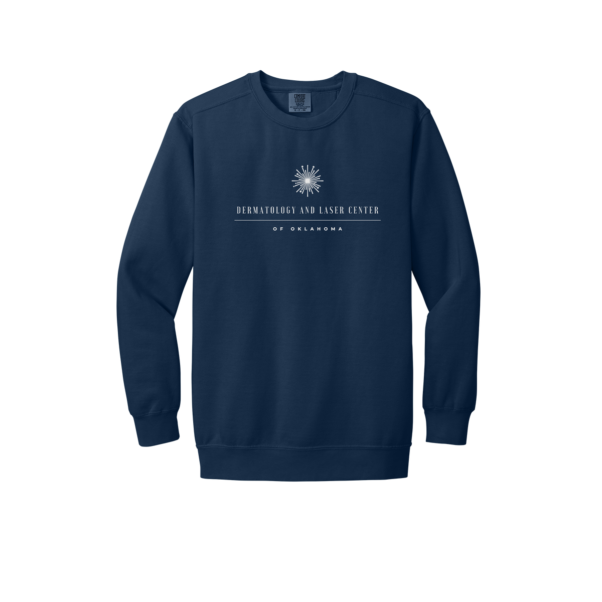 dermatologylaserok-premium-clinic-comfort-crewneck-dtf-front-1566-truenavy-flat-front