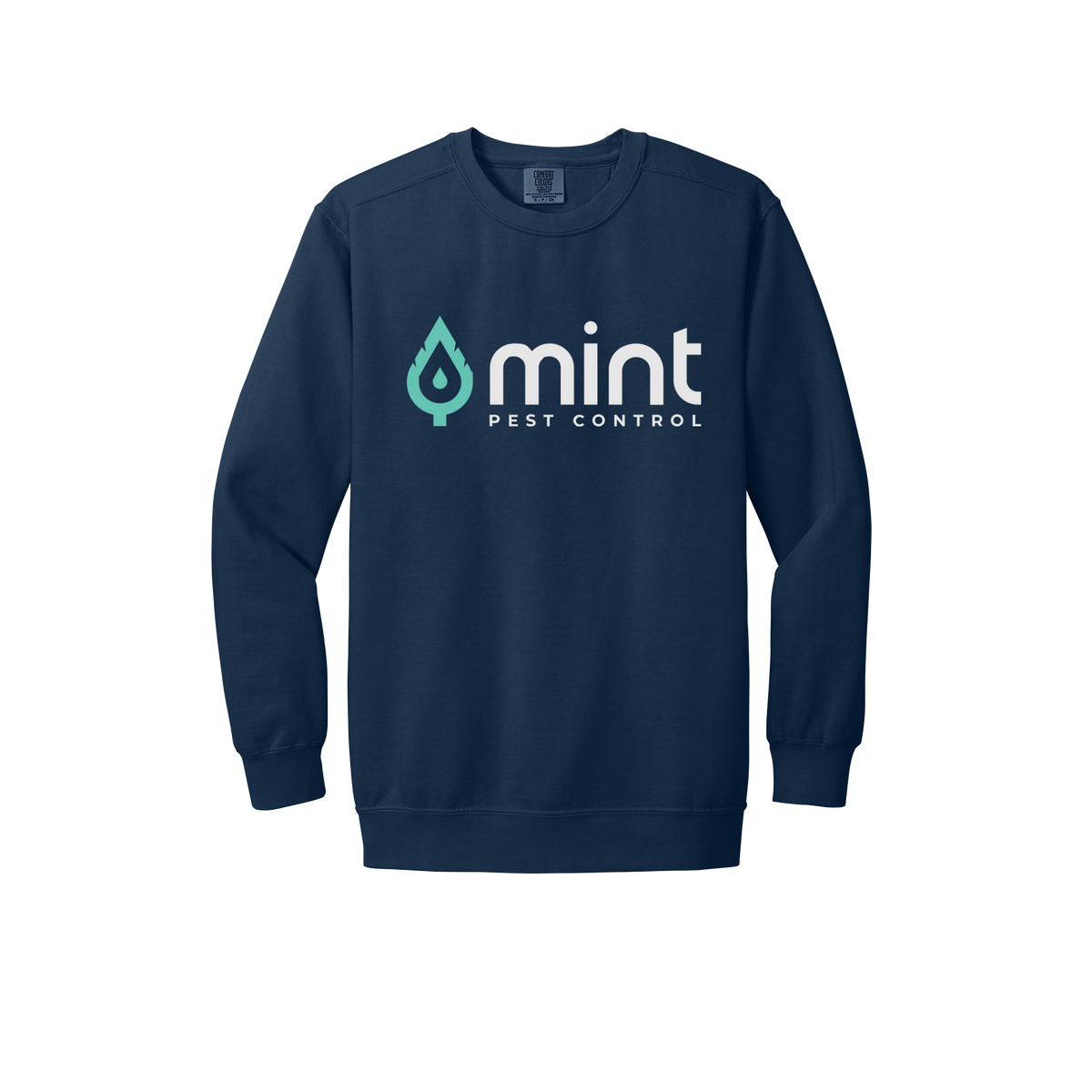 mintpest-premium-comfort-crewneck-dtf-front-1566-truenavy-flat-front