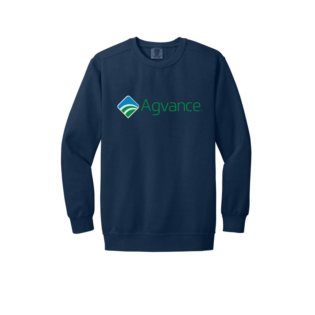 agvance-premium-comfort-crewneck-dtf-front-1566-truenavy-flat-front
