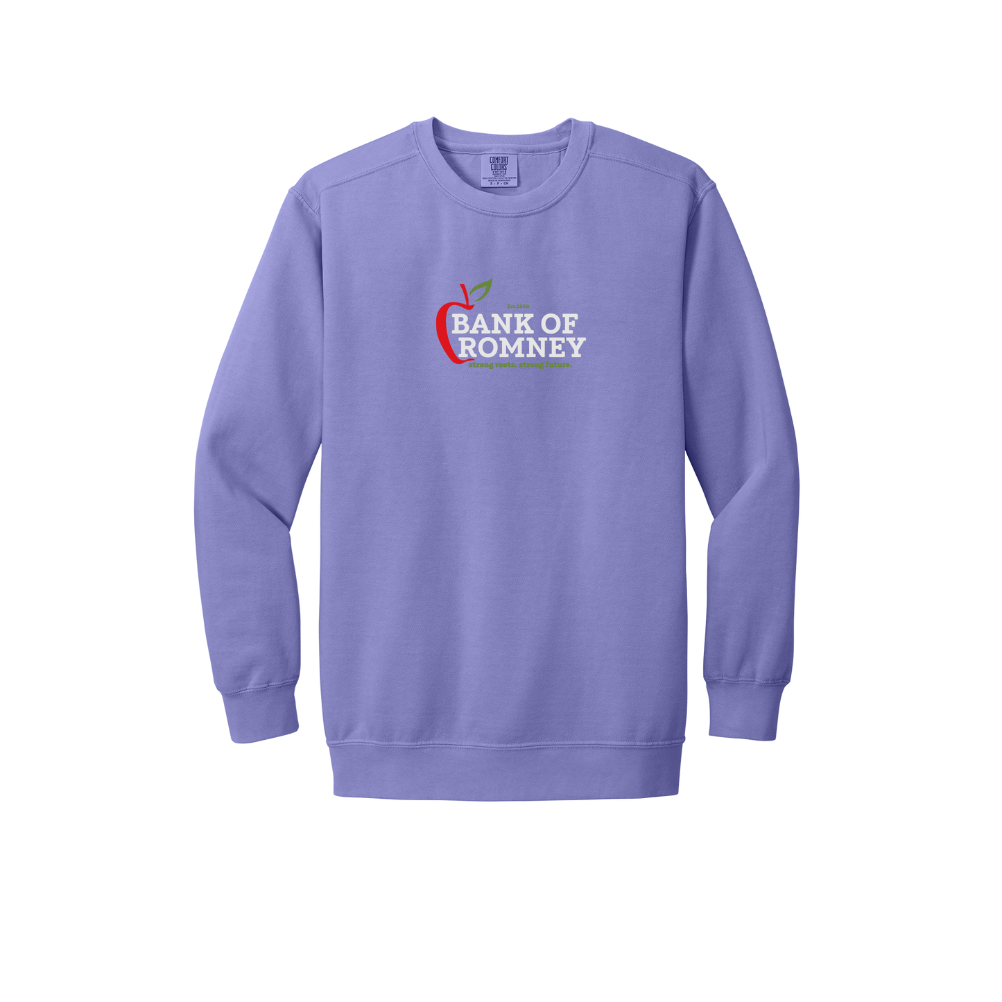 bankofromney-premium-comfort-crewneck-dtf-front-1566-violet-flat-front