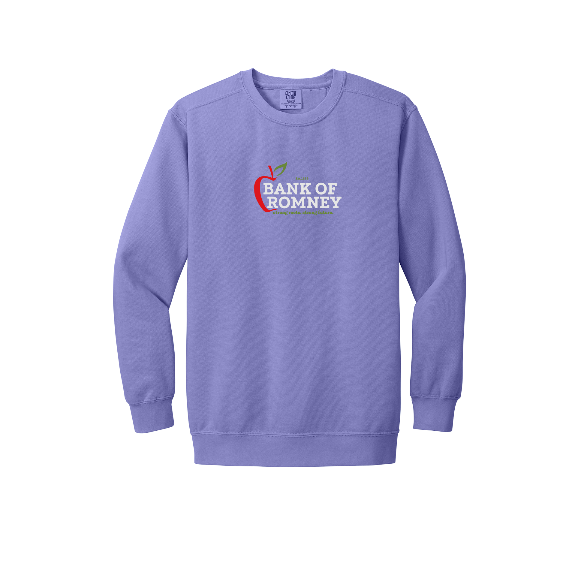 bankofromney-premium-comfort-crewneck-dtf-front-1566-violet-flat-front