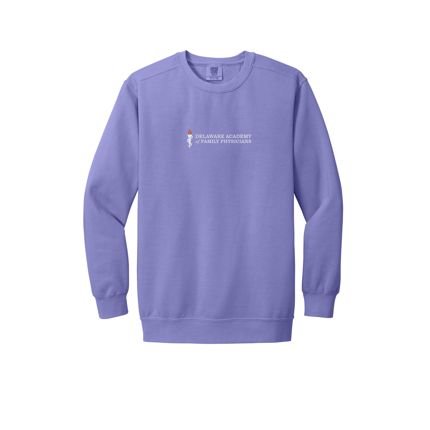 delfamdoc-premium-clinic-comfort-crewneck-dtf-front-1566-violet-flat-front