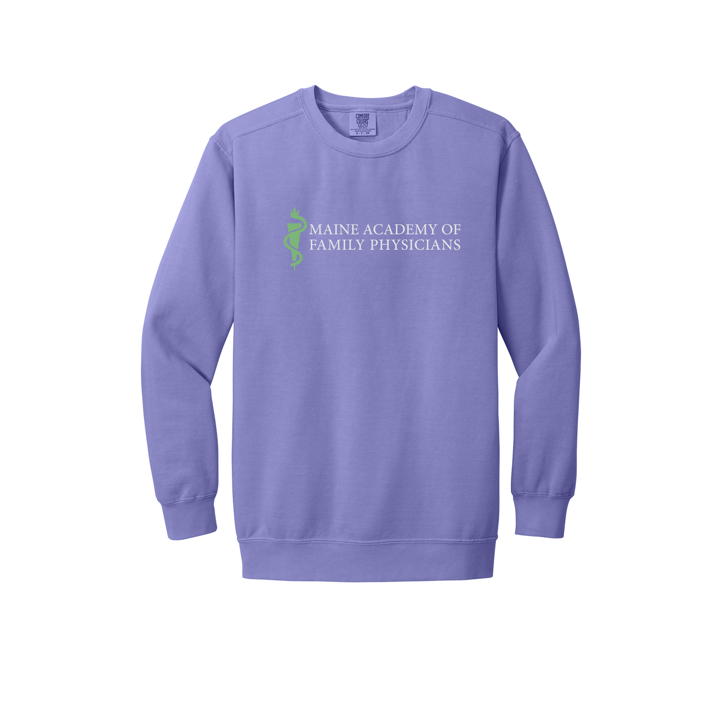 maineafp-premium-clinic-comfort-crewneck-dtf-front-1566-violet-flat-front