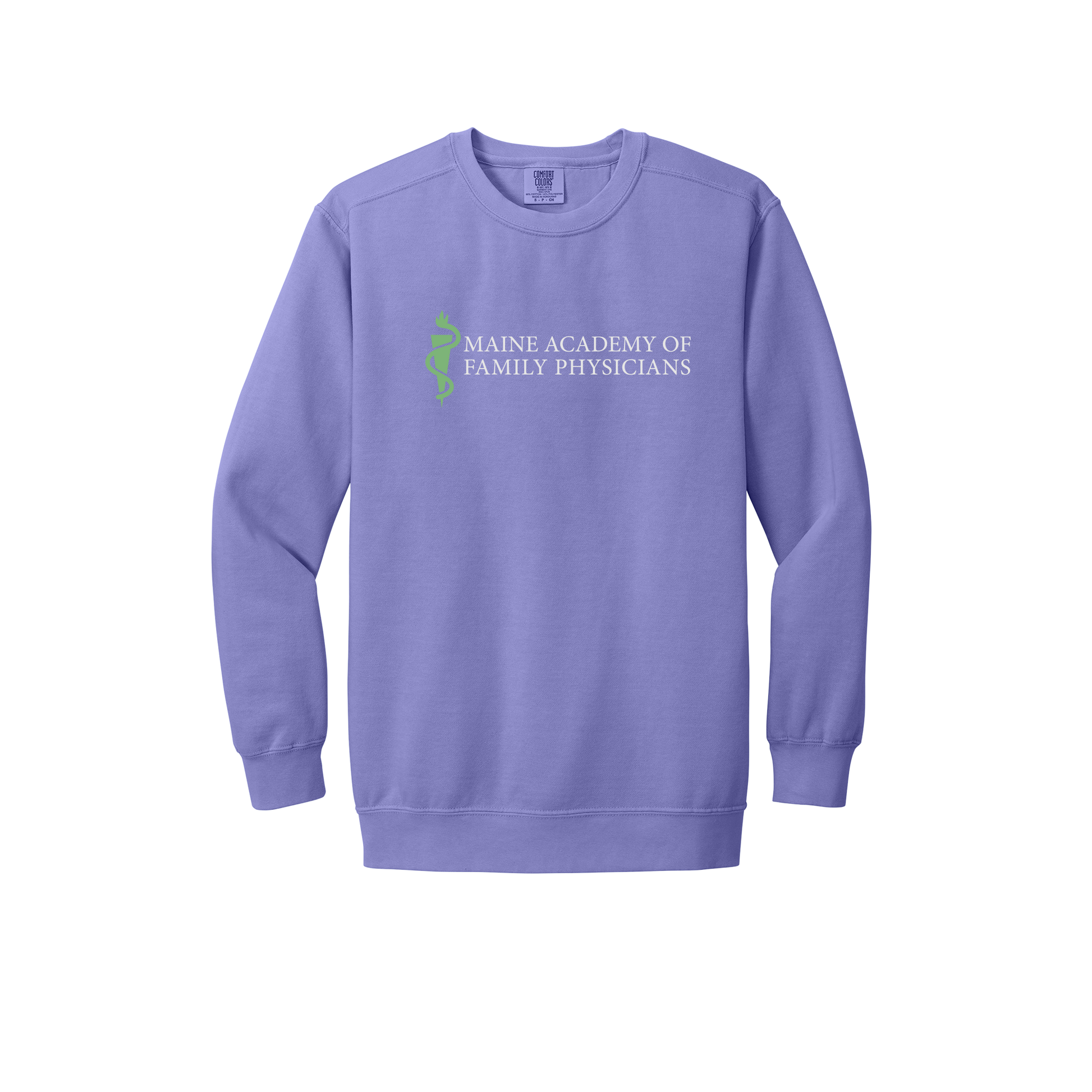 maineafp-premium-clinic-comfort-crewneck-dtf-front-1566-violet-flat-front