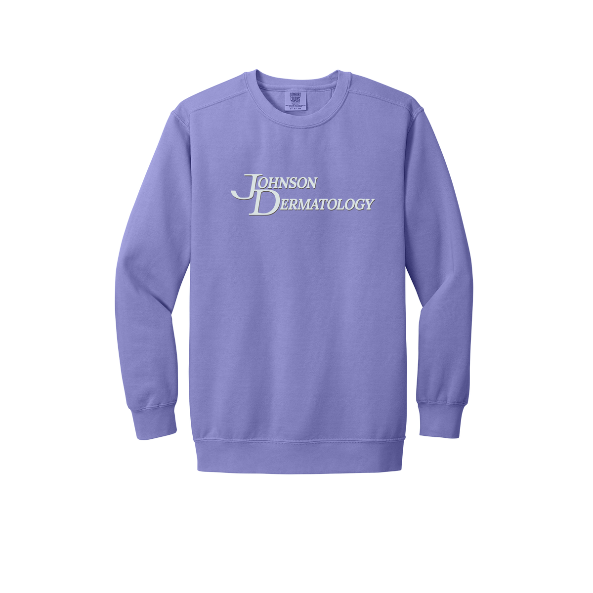 johnsondermatology-premium-clinic-comfort-crewneck-dtf-front-1566-violet-flat-front