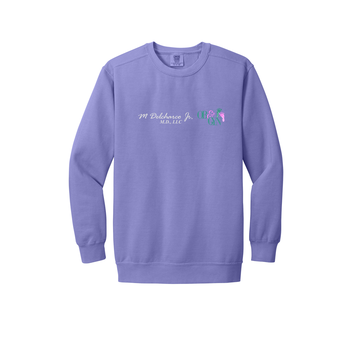 delcharco-premium-clinic-comfort-crewneck-dtf-front-1566-violet-flat-front
