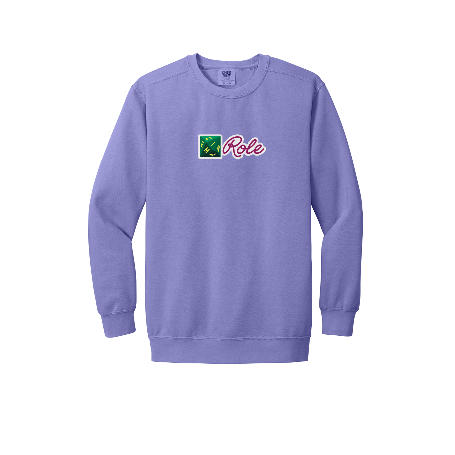 cinemarole-premium-comfort-crewneck-dtf-front-1566-violet-flat-front