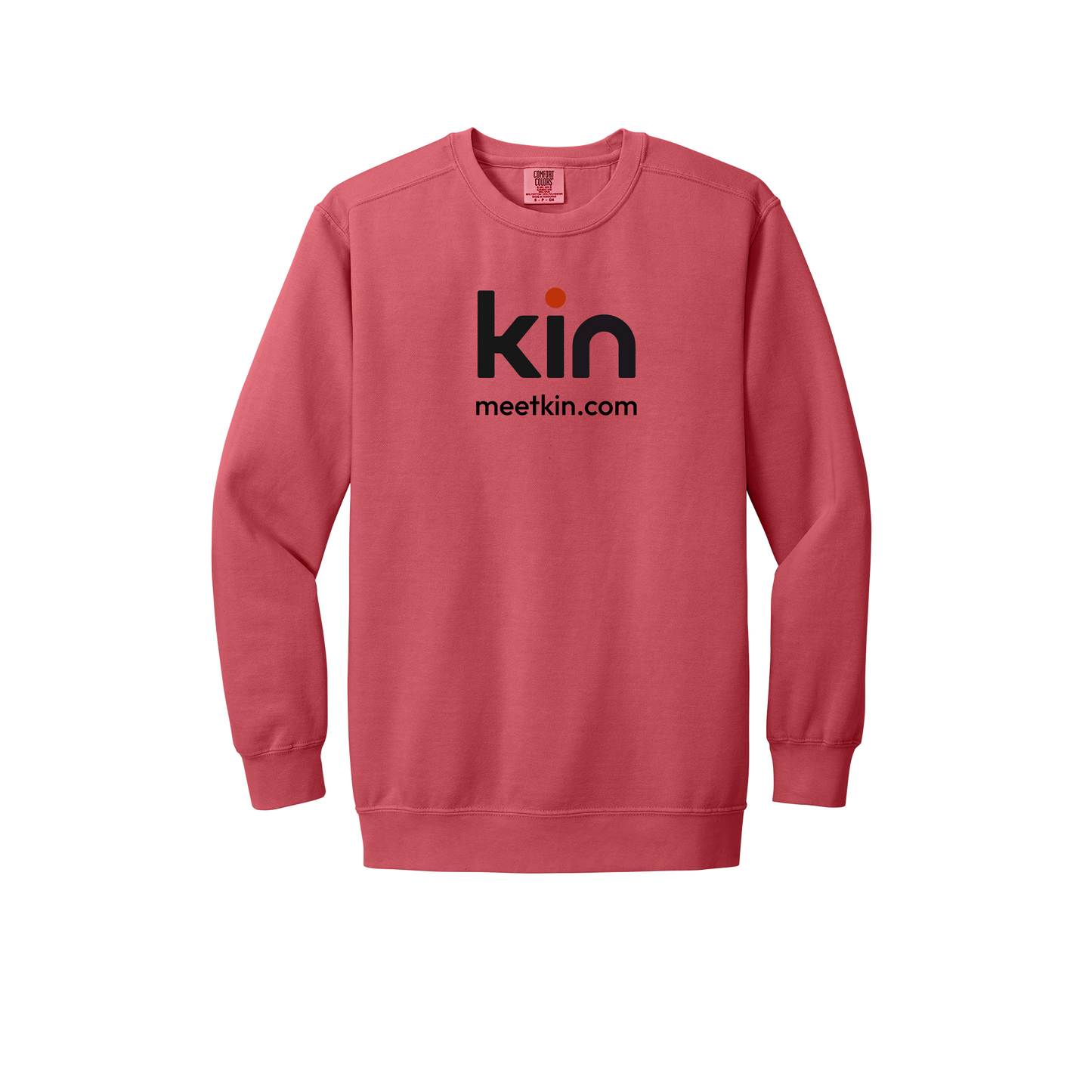 kin-premium-comfort-crewneck-dtf-front-1566-watermelon-flat-front