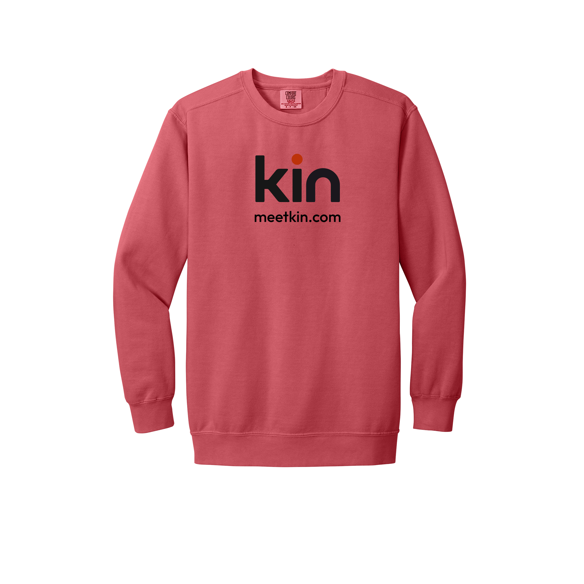 kin-premium-comfort-crewneck-dtf-front-1566-watermelon-flat-front