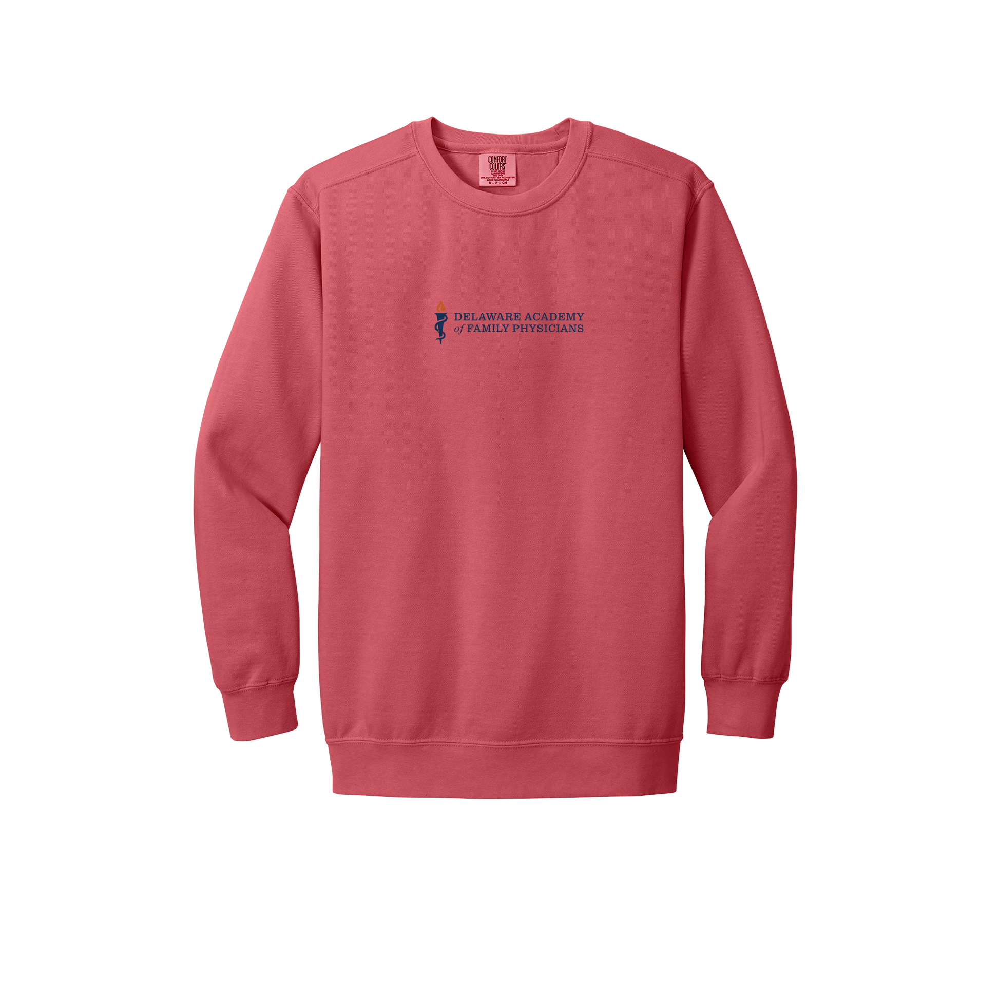 delfamdoc-premium-clinic-comfort-crewneck-dtf-front-1566-watermelon-flat-front