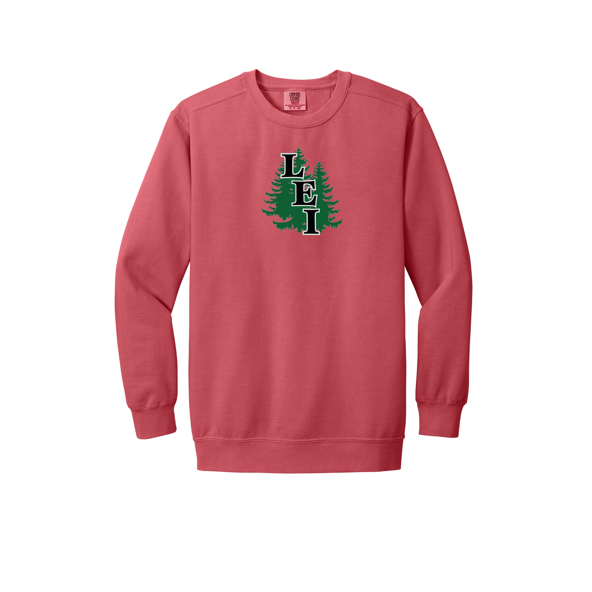 leisite-premium-comfort-crewneck-dtf-front-1566-watermelon-flat-front