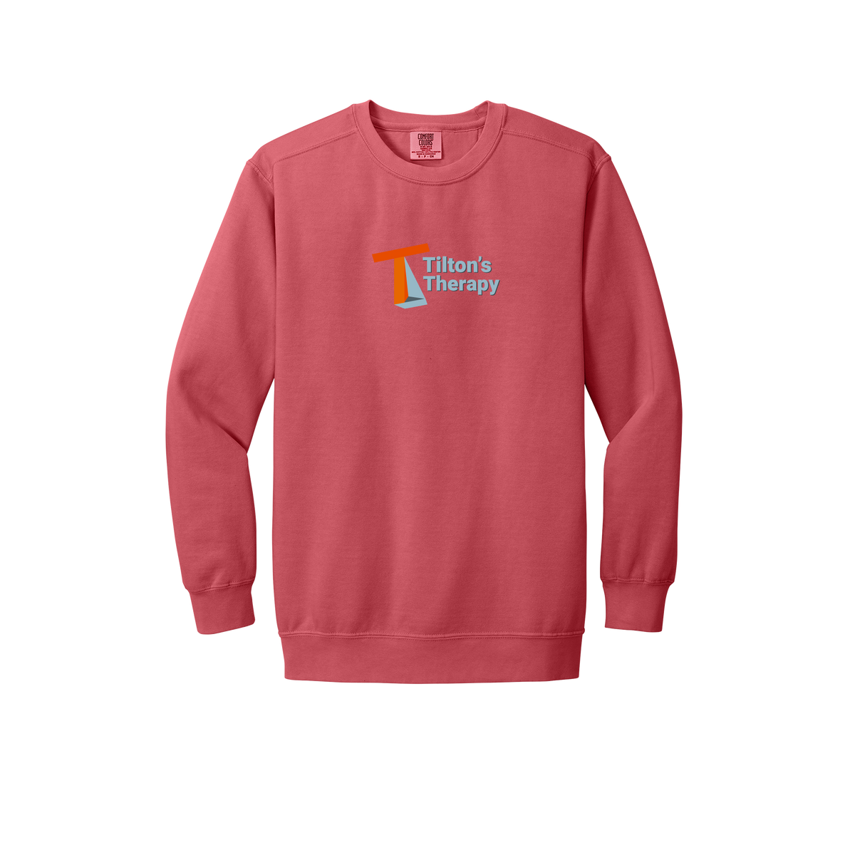 tiltonstherapy-premium-comfort-crewneck-dtf-front-1566-watermelon-flat-front