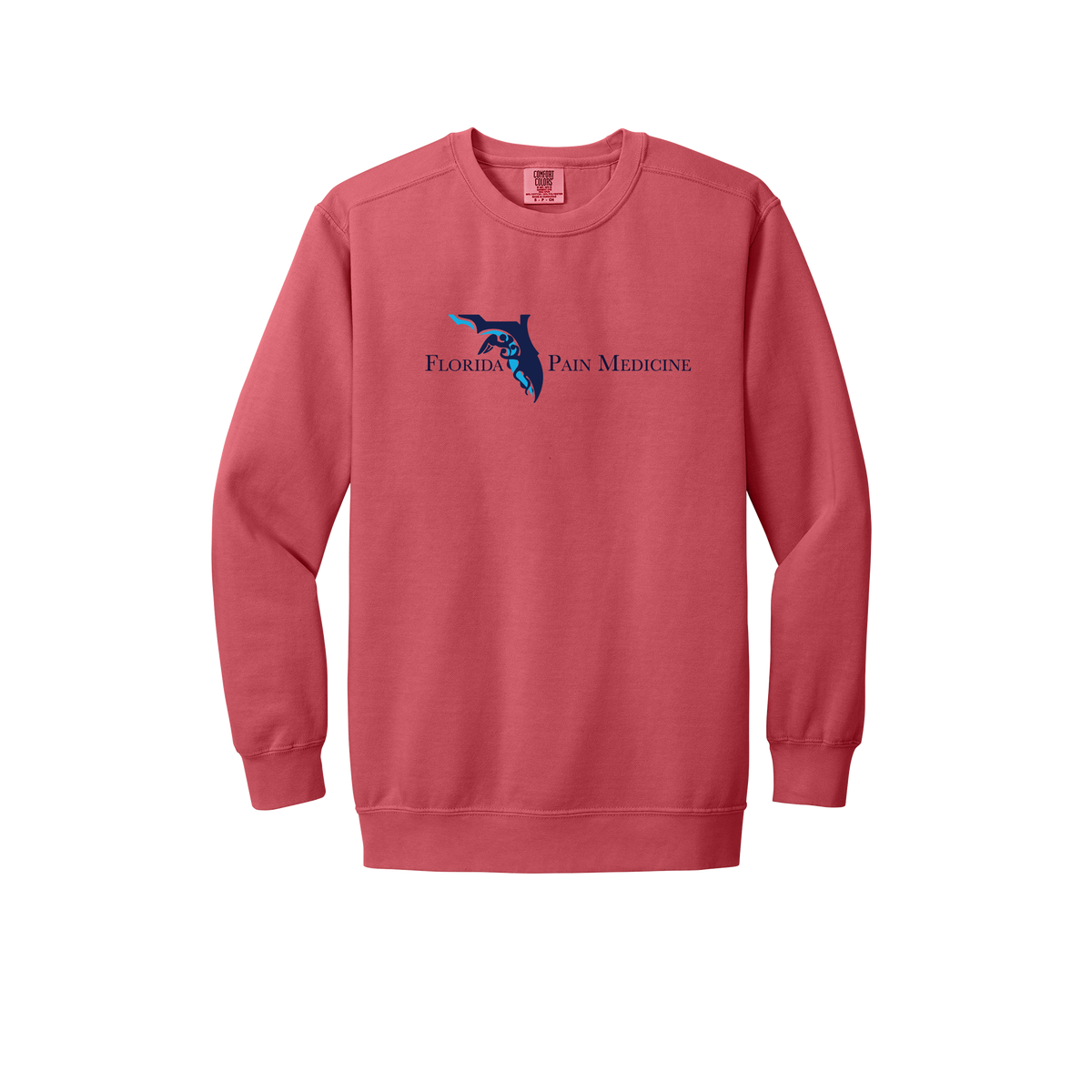 floridapainmedicine-premium-clinic-comfort-crewneck-dtf-front-1566-watermelon-flat-front