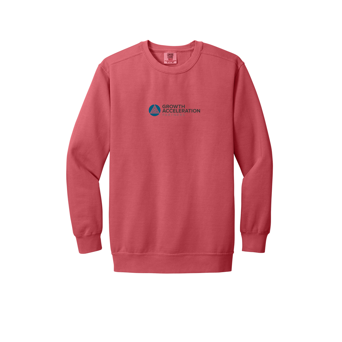 growthaccelerationpartners-premium-comfort-crewneck-dtf-front-1566-watermelon-flat-front