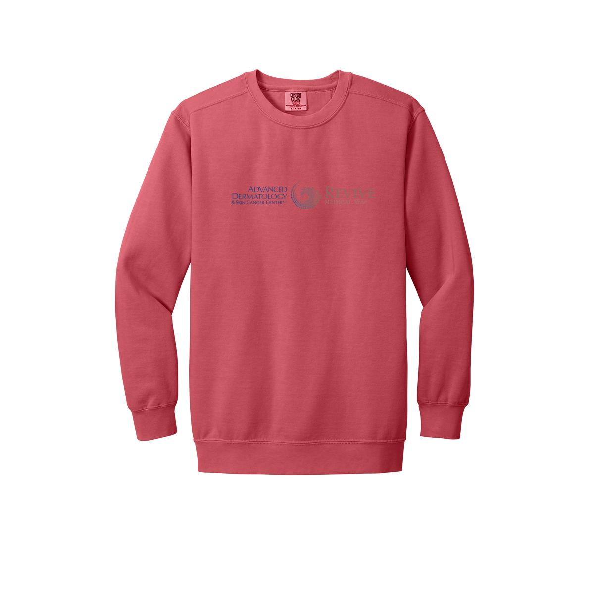 advancedskinmd-premium-clinic-comfort-crewneck-dtf-front-1566-watermelon-flat-front