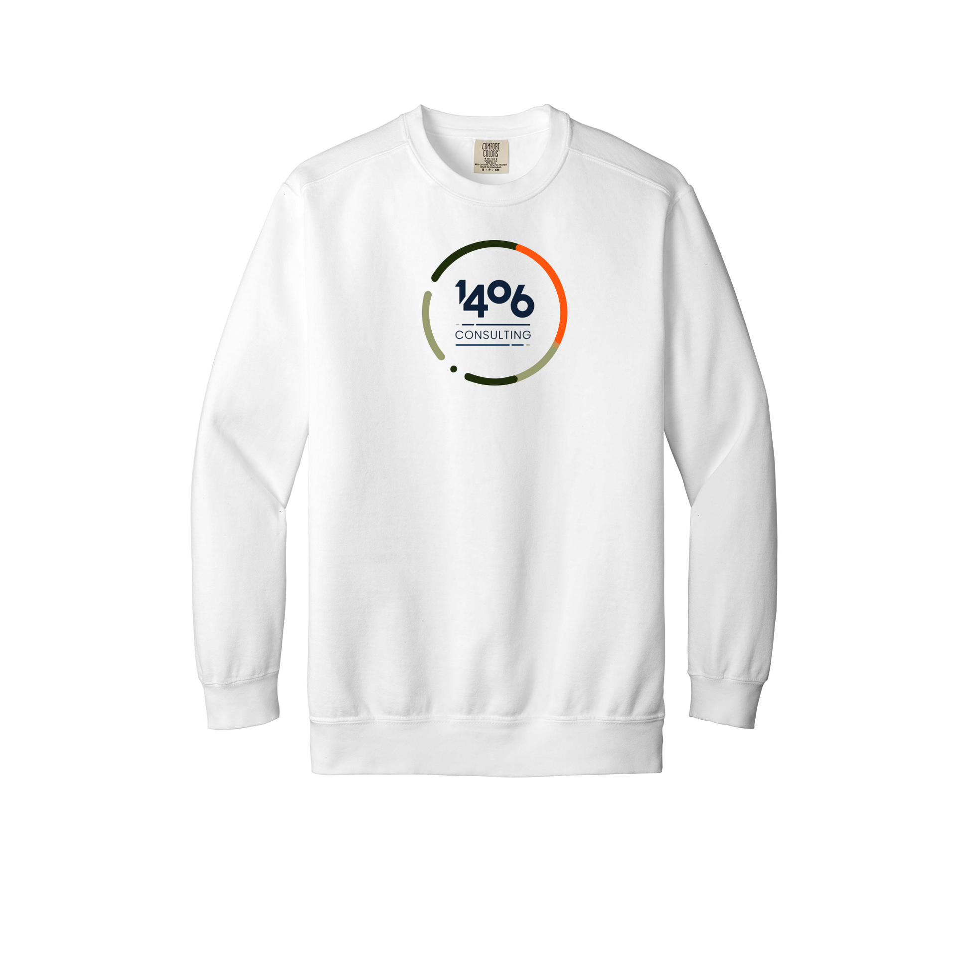 1406consulting-premium-comfort-crewneck-dtf-front-1566-white-flat-front