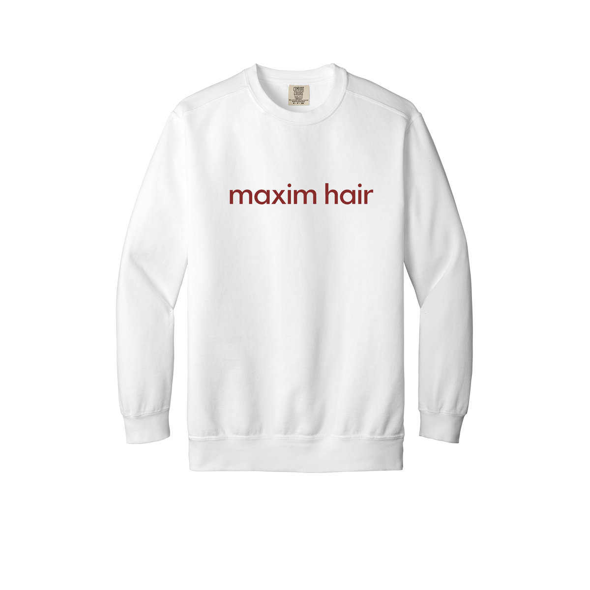 maximhairrestoration-premium-clinic-comfort-crewneck-dtf-front-1566-white-flat-front