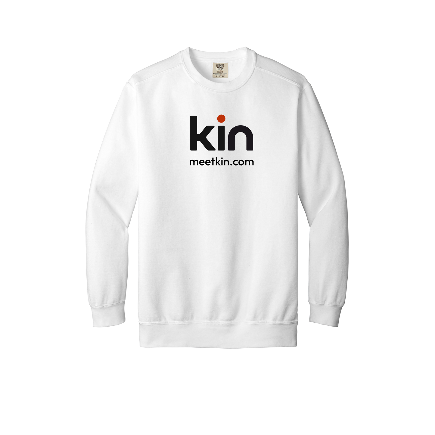 kin-premium-comfort-crewneck-dtf-front-1566-white-flat-front