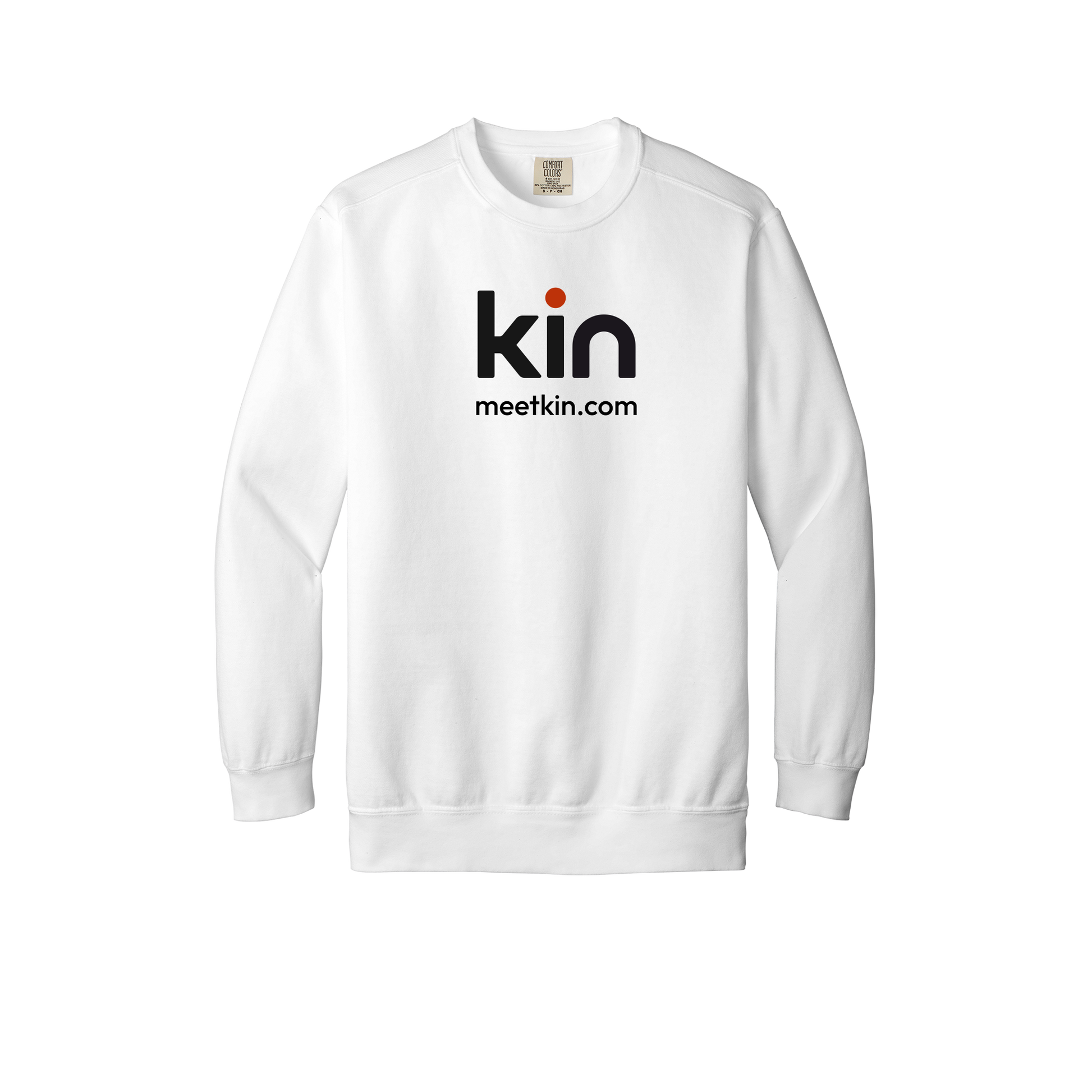kin-premium-comfort-crewneck-dtf-front-1566-white-flat-front