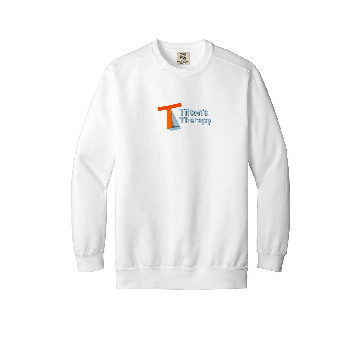 tiltonstherapy-premium-comfort-crewneck-dtf-front-1566-white-flat-front