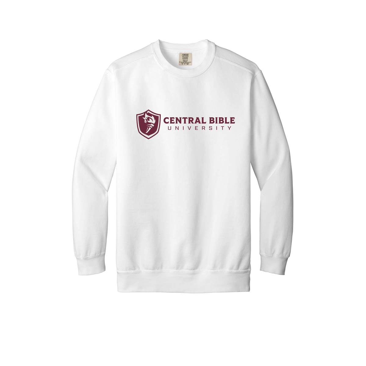 centralbible-premium-comfort-crewneck-dtf-front-1566-white-flat-front